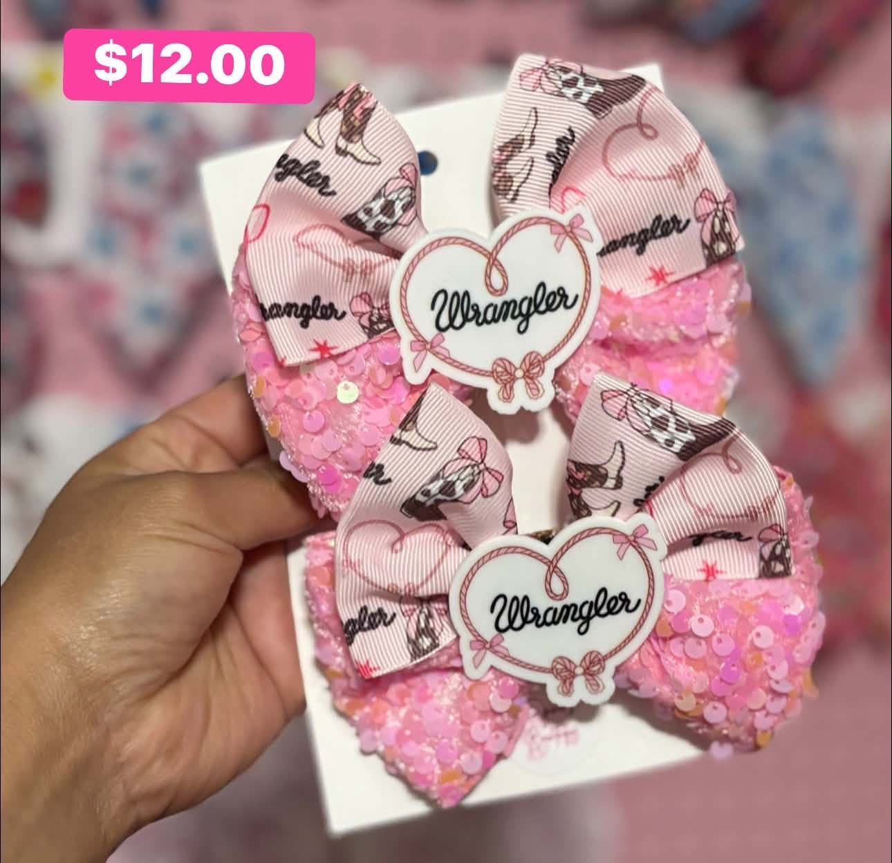 Wrangler Inspired Oversized 4”in Pigtails