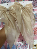 Coquette Beige Long Bow