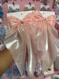Coquette Soft Pink Long Bow