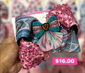 Ariat Inspired Fuschia 5”in Double Boutique Bow