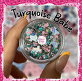 “Turquoise TX Babe” Cowgirl Hair Glitter Gel